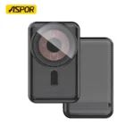 پاوربانک وایرلس برند آسپور ظرفیت 10000 میلی آمپر مدل A326