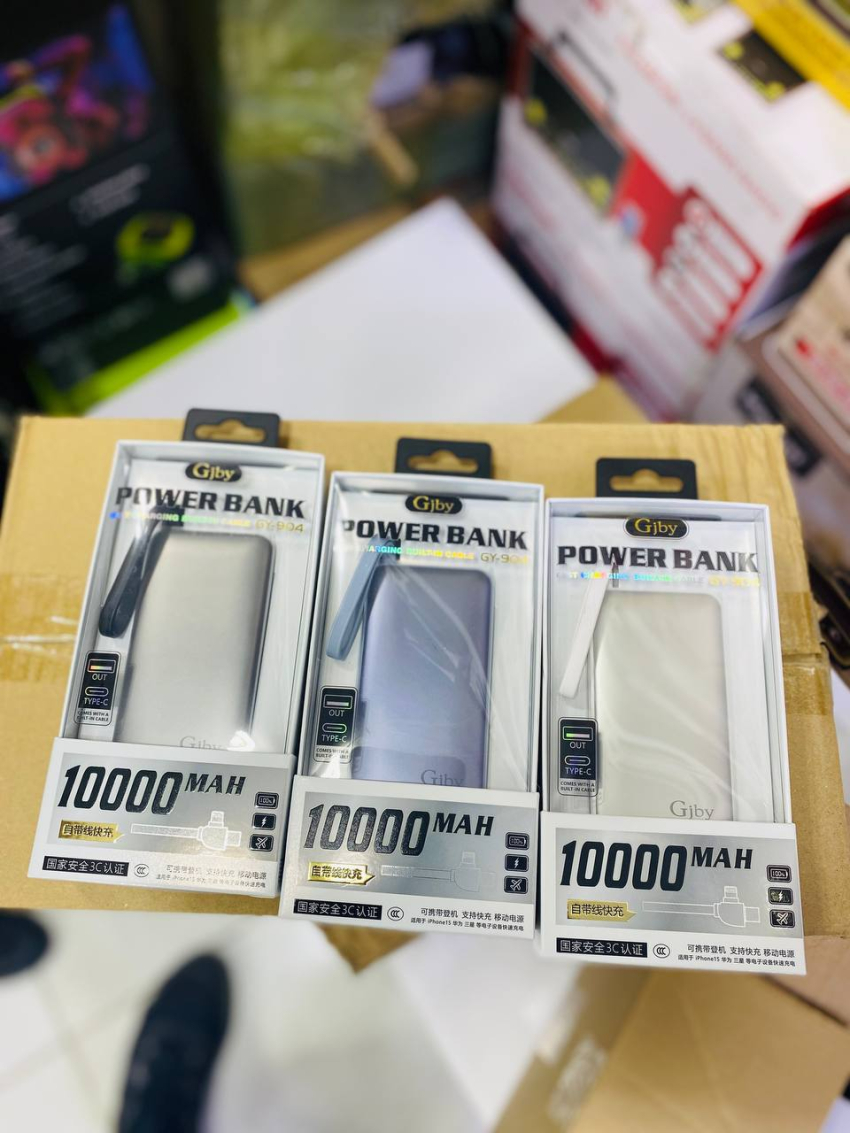 پاوربانک برند Gjby مدل GY-904 ظرفیت 10000mAh