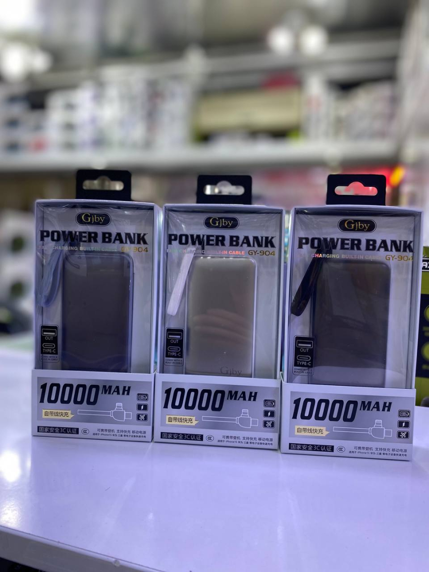 پاوربانک برند Gjby مدل GY-904 ظرفیت 10000mAh