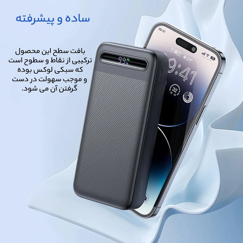 پاوربانک مک دودو 22.5W مدل MC-389 ظرفیت 20000 میلی آمپر ساعت - Image 2