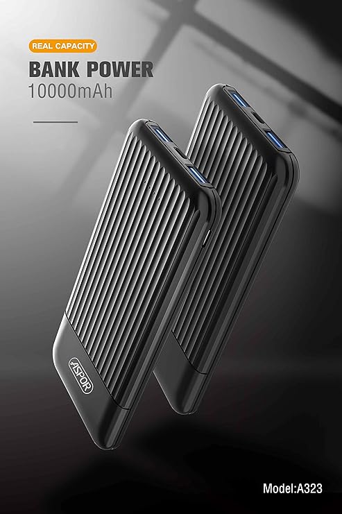 پاوربانک برند آسپور Aspor ظرفیت 10000 مدل  A323
