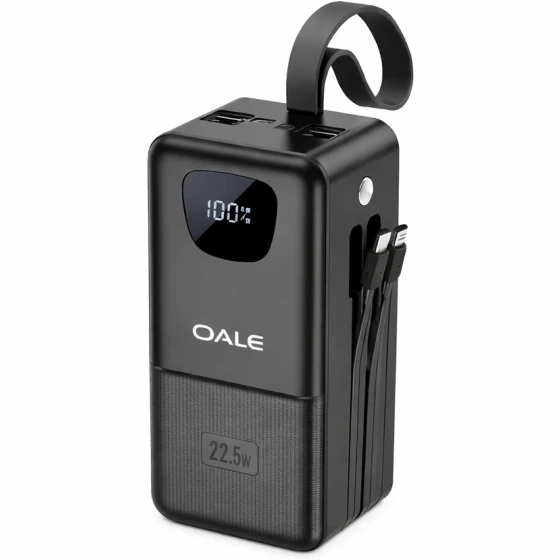پاوربانک OALE مدل Y40000 ظرفیت ۴۰۰۰۰ میلی آمپر
