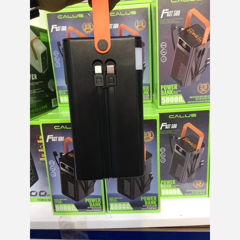 پاوربانک 60000 میلی آمپر برند کالوس مدل CALUS FAST 680