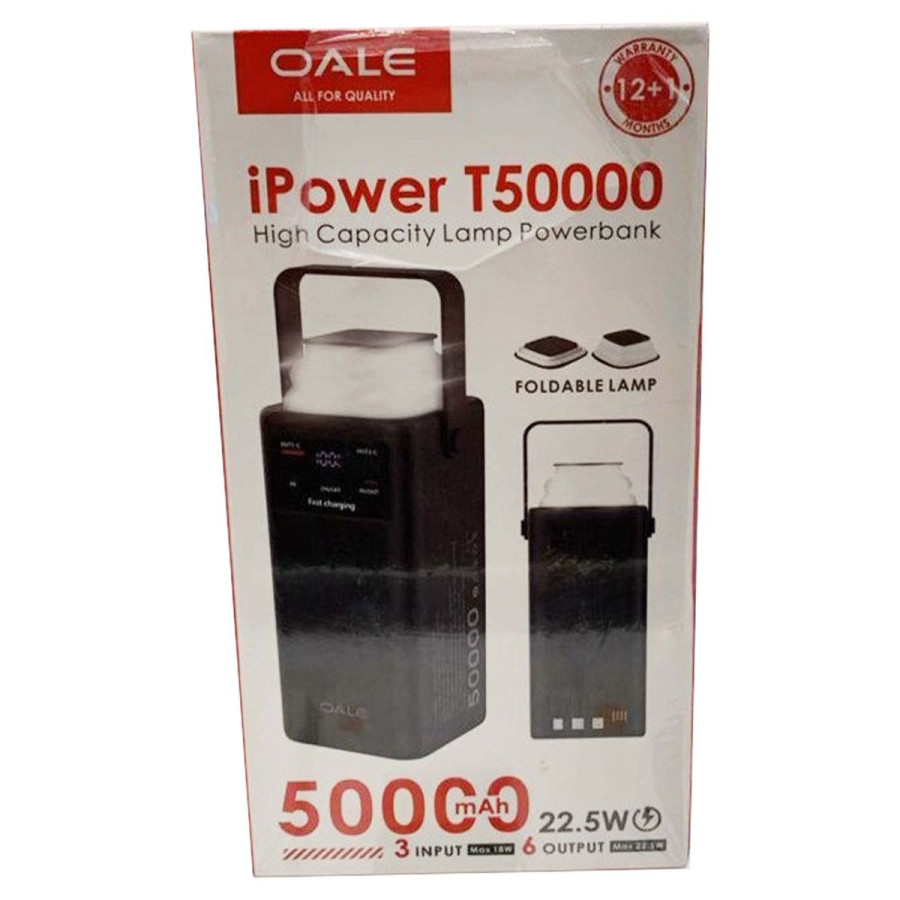 پاوربانک 500000 هزار میلی امپر برند OALE IPOWER T50000
