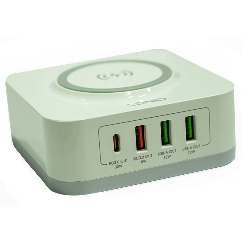 شارژر وایرلس رومیزی الدینیو مدل AW004