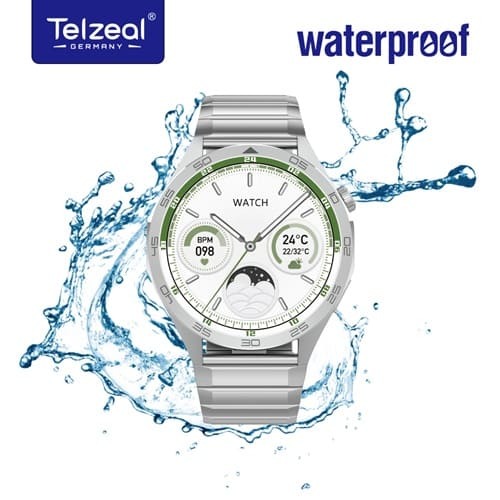 ساعت هوشمند تلزیل TELZEAL WH-05 Max Screen — نمایشگر AMOLED، ضدآب تا 30M