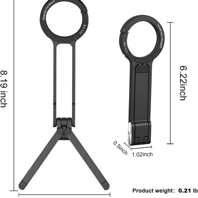 سه پایه و هلدر جیبی مغناطیسی تاشو برای موبایل مدل RT-777