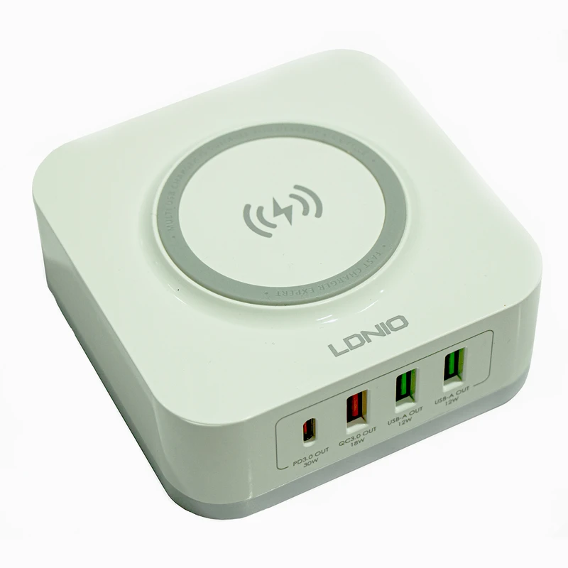 شارژر وایرلس رومیزی الدینیو مدل AW004