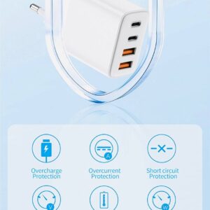 آداپتور شارژر چهارخروجی آسپور مدل A833