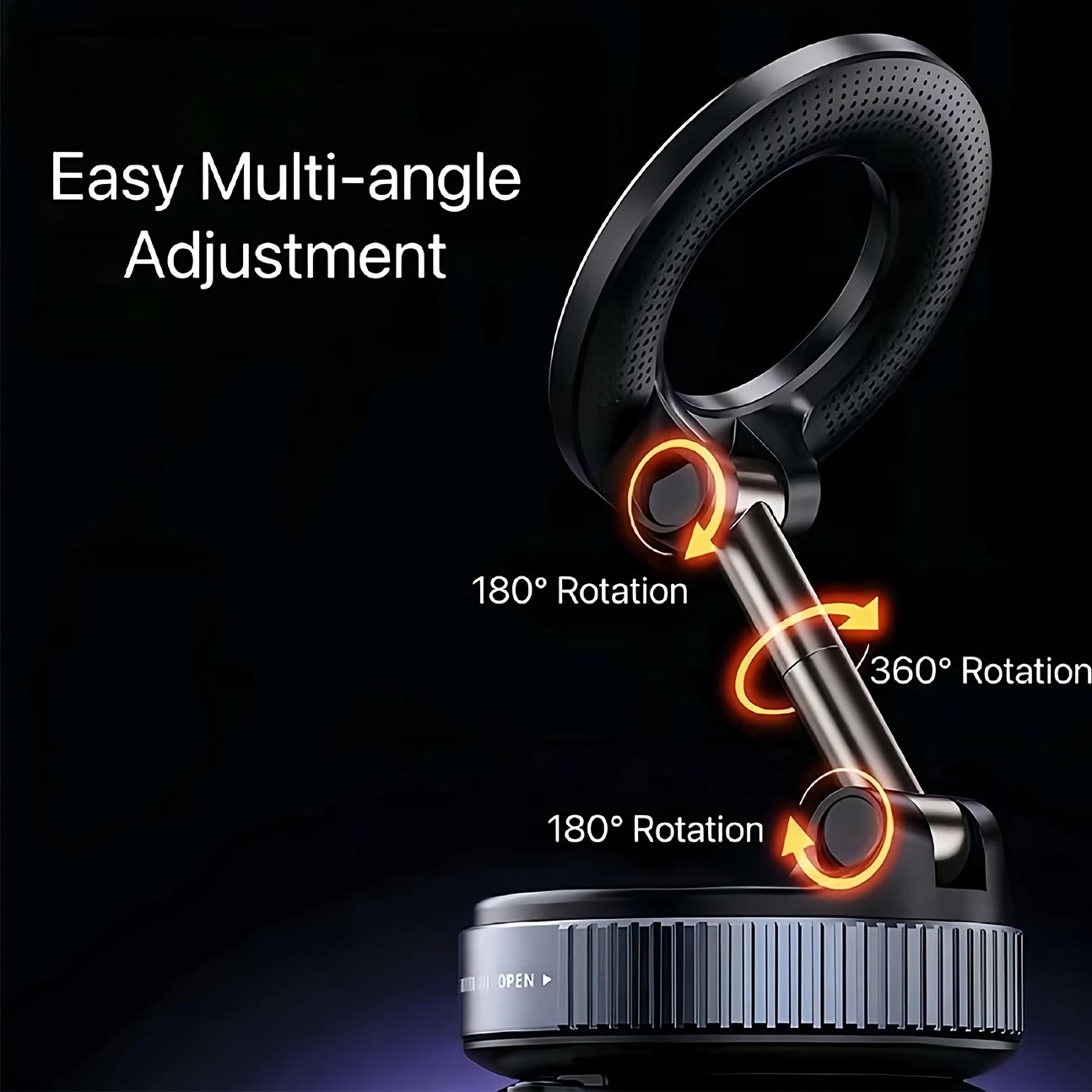 هولدر موبایل مکشی مگنتی تاشو با چرخش 360 درجه چندکاره گوجی G3