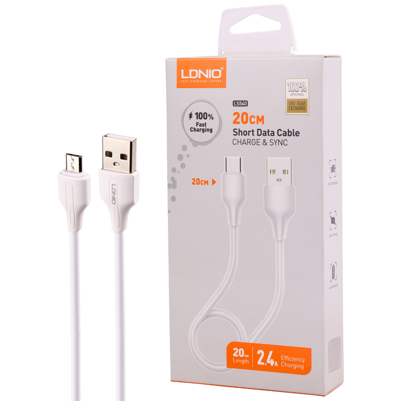 کابل شارژ پاوربانکی TYPE-Cبرند LDNIO مدل LS540