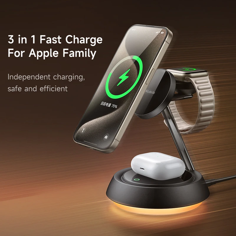 استند شارژر وایرلس مک دودو مدل CH-4952 توان ۲۲.۵ وات - Image 3