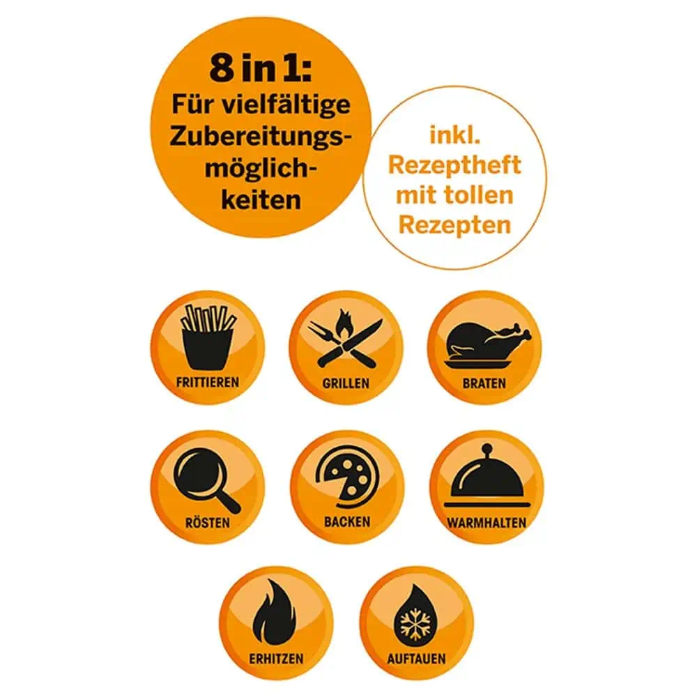 سرخ کن بدون روغن کوخورک آلمان مدل HIC-AF-8024 - Image 3