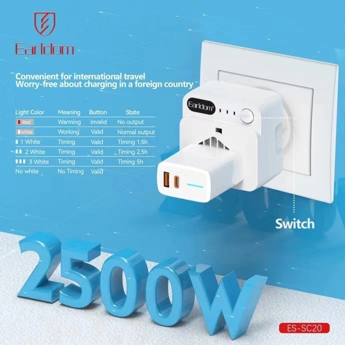 مبدل برق ارلدام مدل ES-SC20