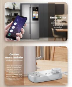 چندراهی برق و شارژر هوشمند الدینیو مدل Ldnio SCW3451