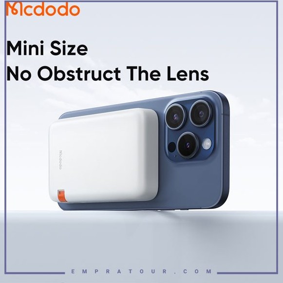 پاوربانک مک دودو مدل MC-510 ظرفیت ۱۰ هزار میلی آمپر با قابلیت وایرلس