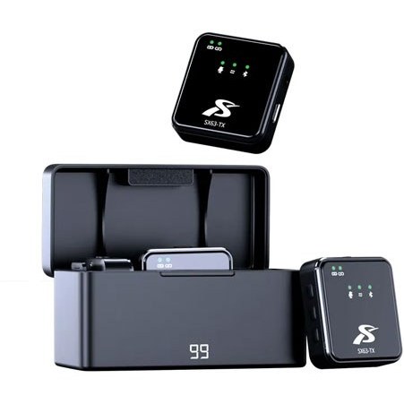 میکروفون یقه‌ای بی‌سیم مدل SX63 دو کاربره