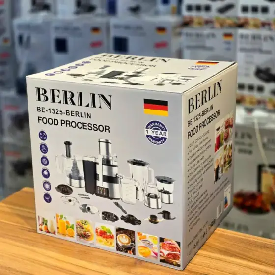 آبمیوه گیری و غذاساز برلین مدل BE-1325 چند کاره