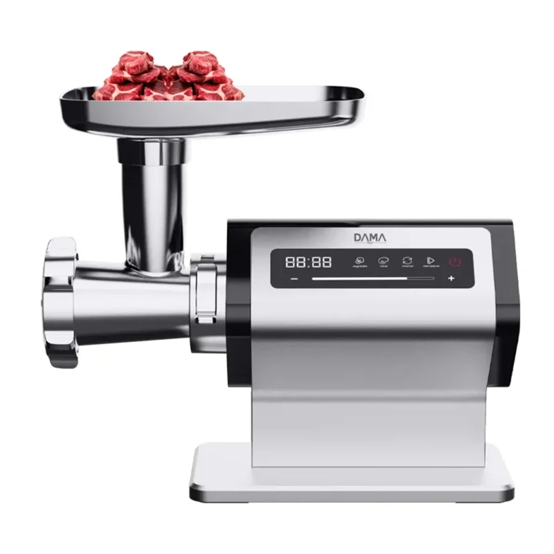 چرخ گوشت و سالاد ساز داما مدل DMG2500 با بدنه استیل ضد زنگ و چرخش معکوس