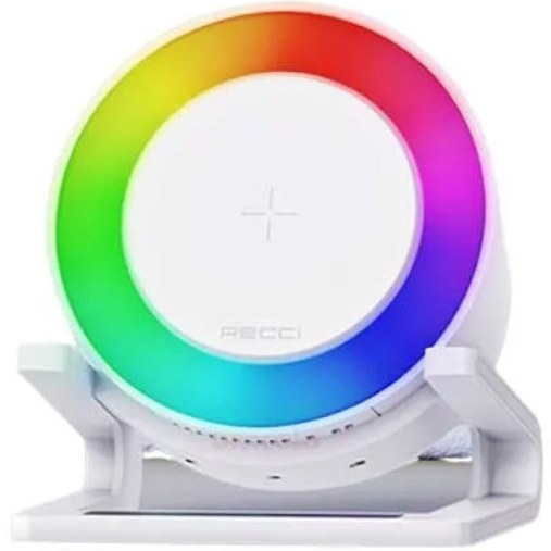 اسپیکر بلوتوثی رسی مدل RSK-W28 ۴ کاره سفید