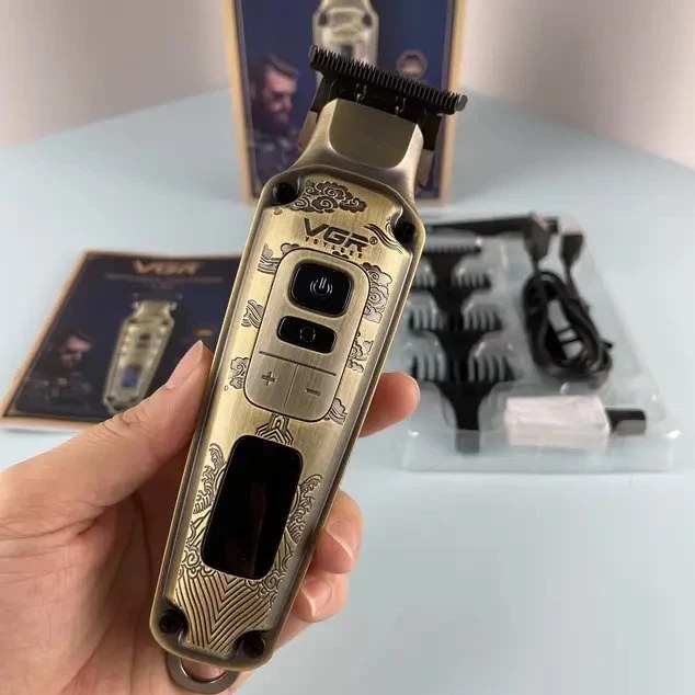 ماشین اصلاح وی جی آر مدل VGR901 با تیغه کربن استیل و برش مستقیم