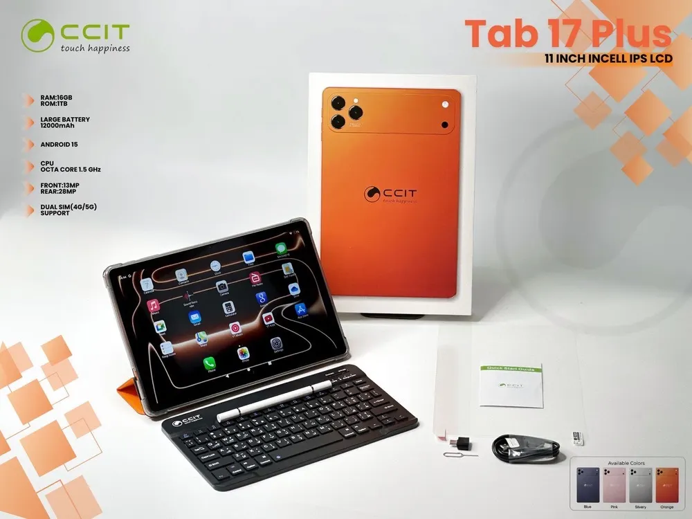 تبلت لپتاب شو برند CCiT مدل Tab17Plus حافظه 64 گیگ رم 4 صفحه نمایش ۱۱ اینچ سیمکارتخور - Image 4
