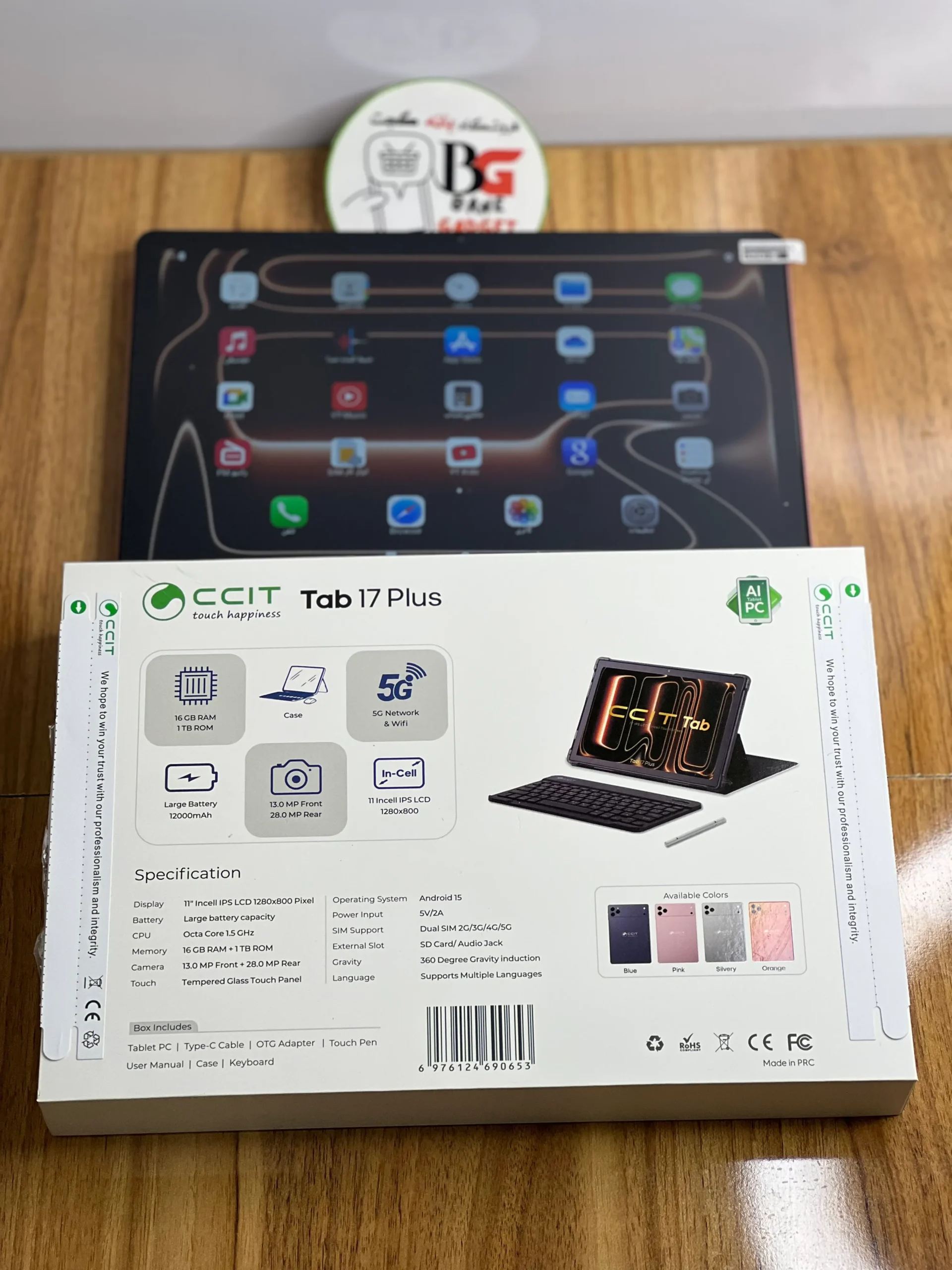 تبلت لپتاب شو برند CCiT مدل Tab17Plus حافظه 64 گیگ رم 4 صفحه نمایش ۱۱ اینچ سیمکارتخور - Image 6