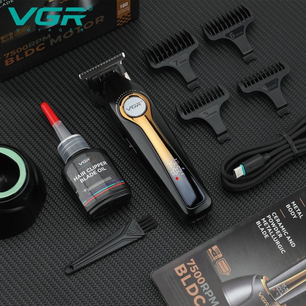 ماشین اصلاح موی سر و صورت وی جی ار مدل v-993