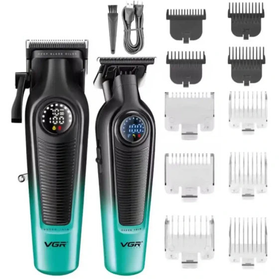 ست ماشین اصلاح وی جی آر مدل V-196 و V-996
