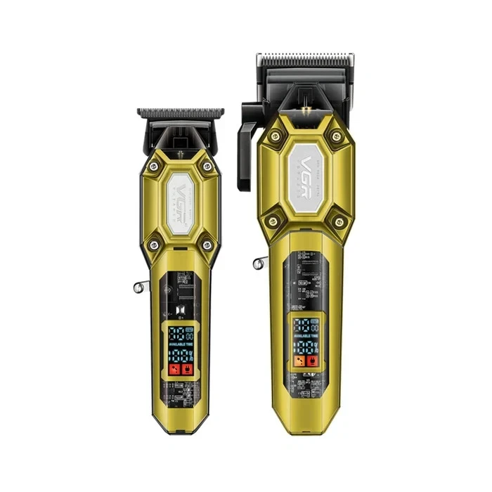 ست ماشین اصلاح وی جی آر مدل VGR V-600 و V-900 با تیغه کربن استیل