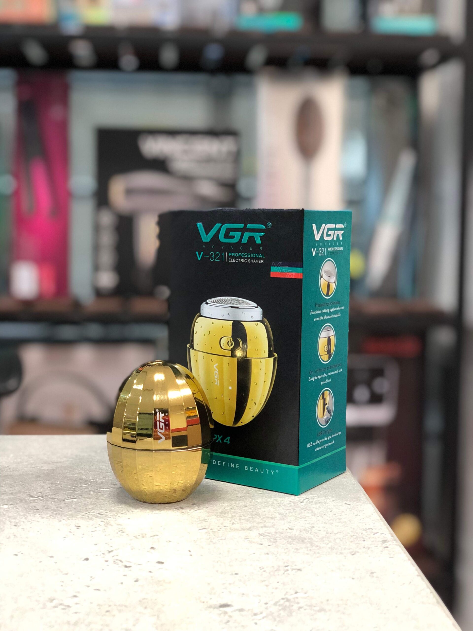 ماشین اصلاح موی صورت وی جی ار مدل V-321
