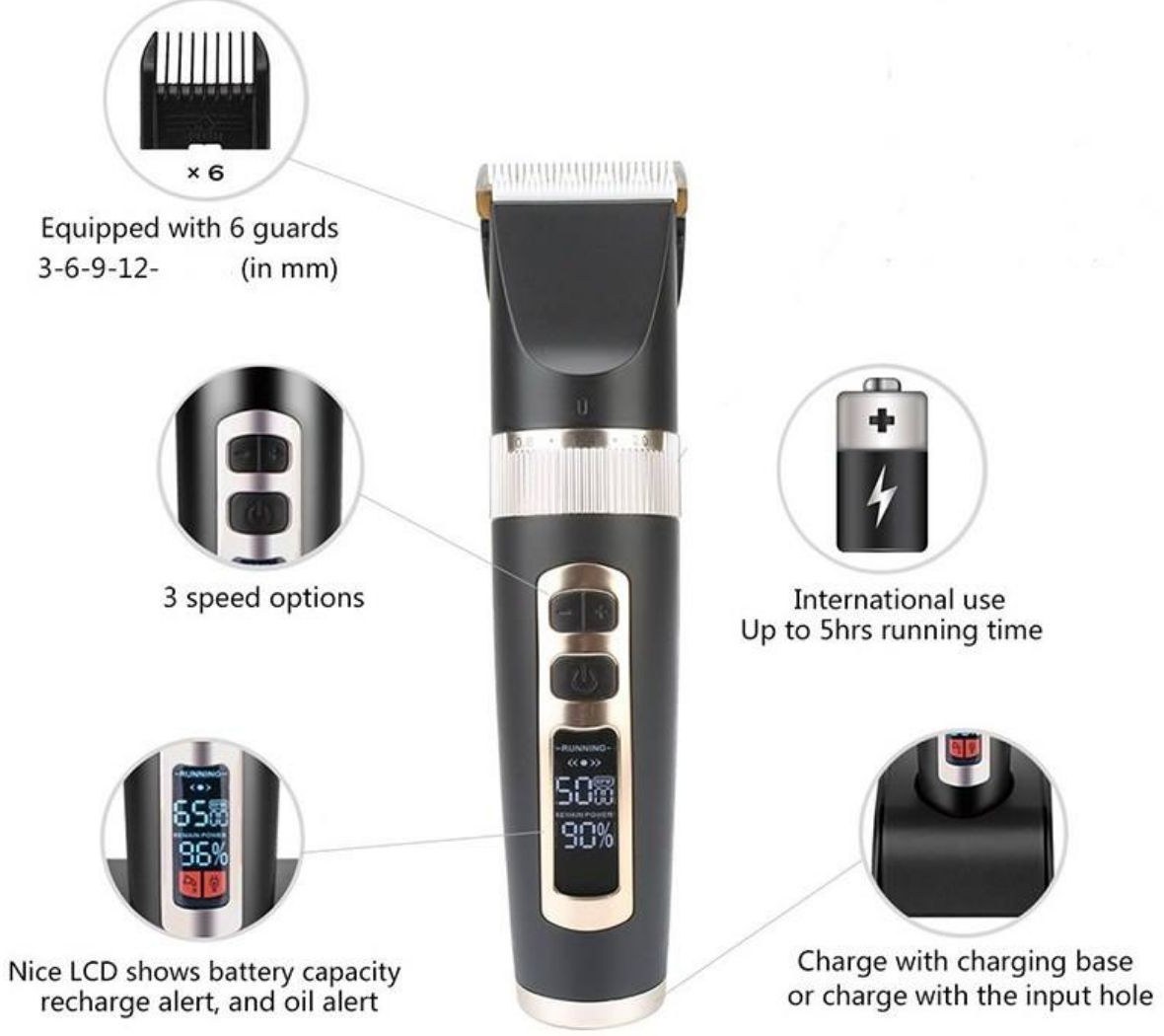 ماشین اصلاح موزر مدل MZ-9818 با تیغه تیتانیوم - Image 6
