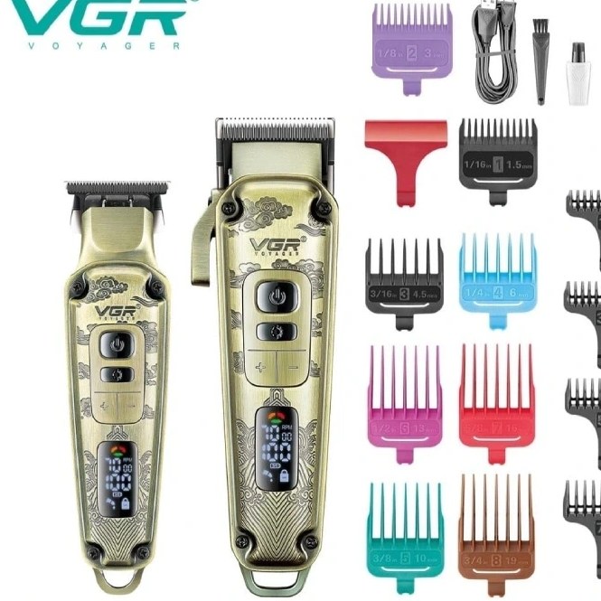 ست ماشین اصلاح وی جی آر مدل V-643 با تکنولوژی برش مستقیم و استیل ضد زنگ - Image 6