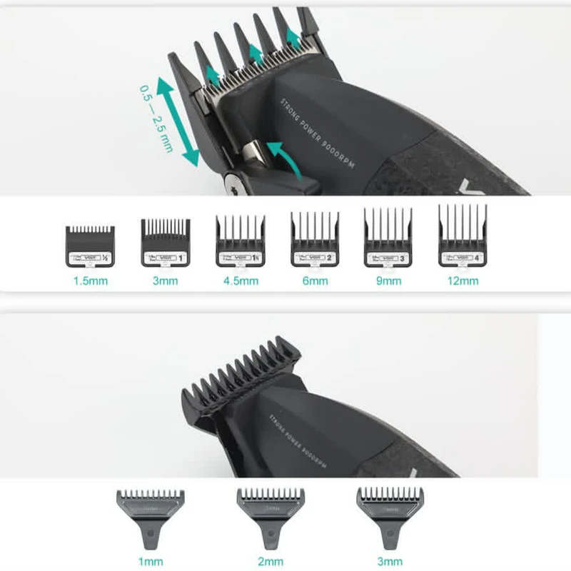 ست ماشین اصلاح حرفه‌ای وی جی آر مدل VGR-V640 S3