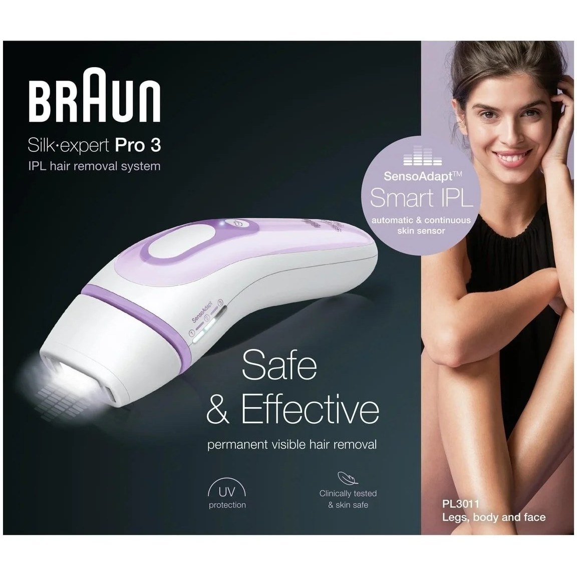 دستگاه لیزر خانگی براون BRAUN سری Silk.Expert Pro 3 PL3011