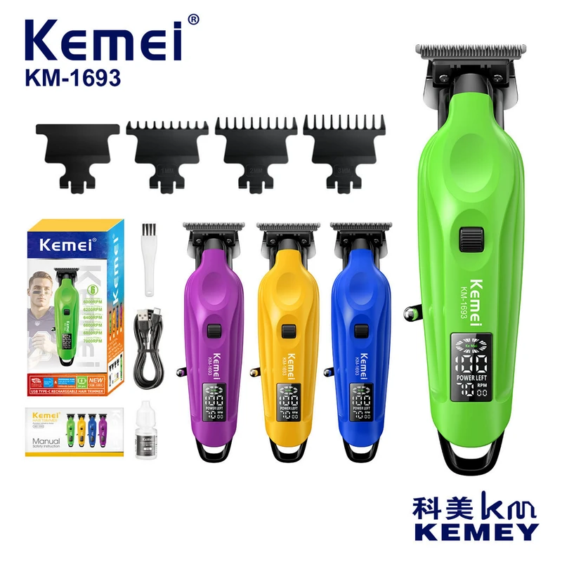 ماشین اصلاح موی سر و صورت شارژی کیمی مدل KM-1693