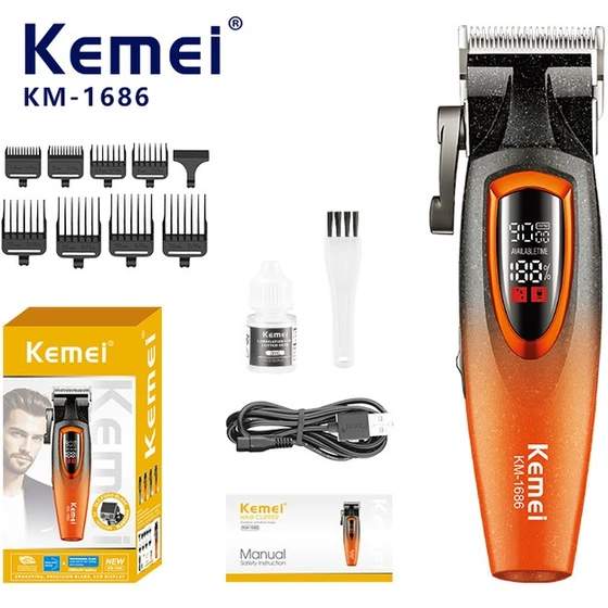 ماشین اصلاح کیمی مدل KM1686 با تیغه سرامیک