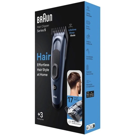 ماشین اصلاح موی صورت شارژی براون BRAUN مدل HC5350