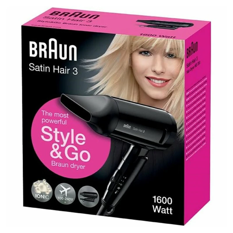 سشوار مسافرتی براون مدل HD350 BRAUN - Image 3