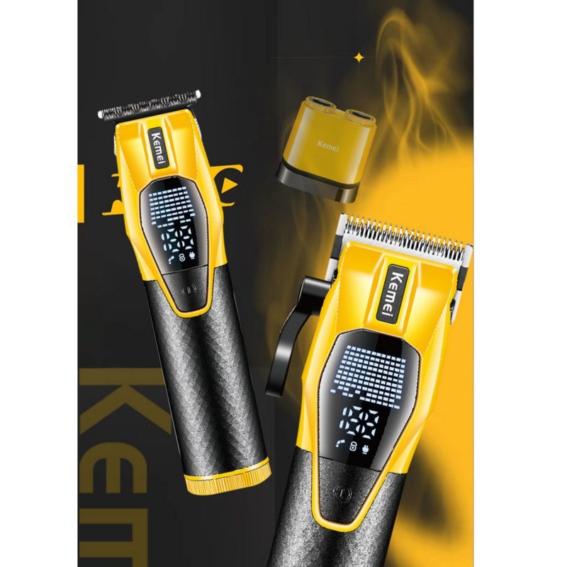 ست ماشین اصلاح کیمی مدل KM-8561 با تیغه استیل ضد زنگ - Image 7