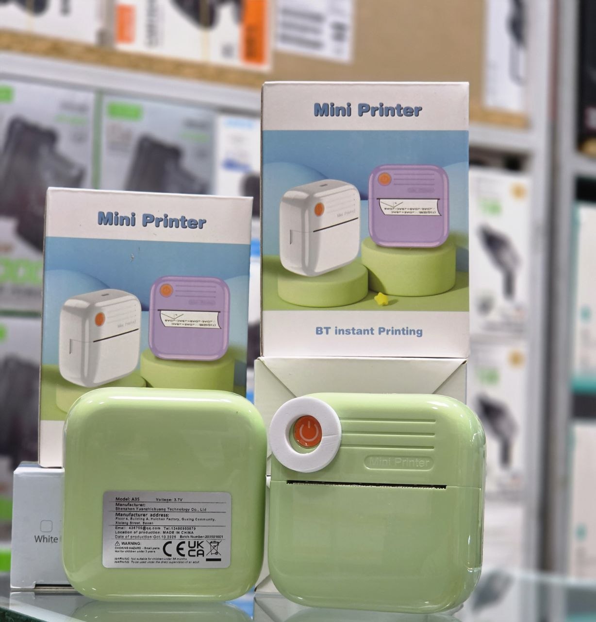 مینی پرینتر حرارتی Mini printer مدل A35