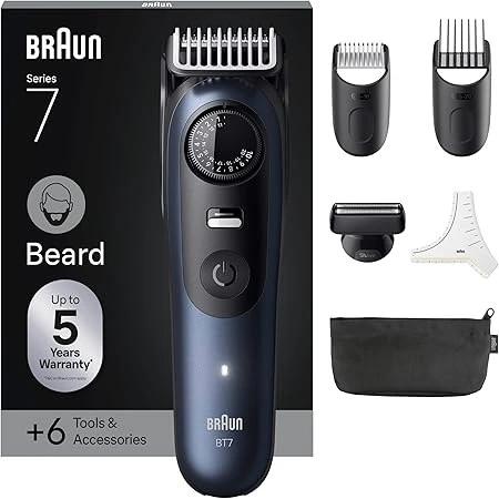 ماشین اصلاح موی صورت شارژی براون مدل BT7520  BRAUN
