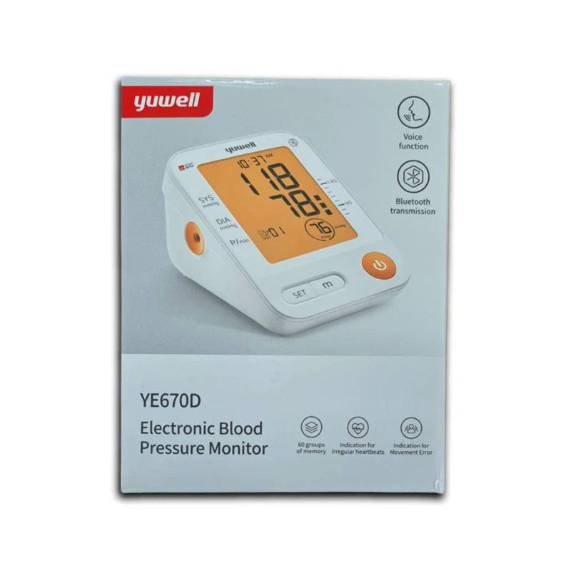فشارسنج بازویی دیجیتال یوول مدل YE670D-AC - Image 3